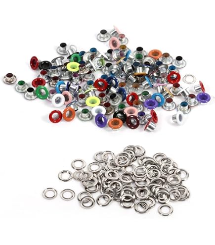 QUARKZMAN 20 sets oogjes met sluitringen, 20 mm, set