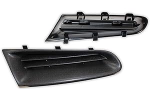 Grille de calandre pare-chocs noire droite | Installation facile & qualité OEM | Compatible avec Renault Clio 3 III | FINAO AUTOPARTS