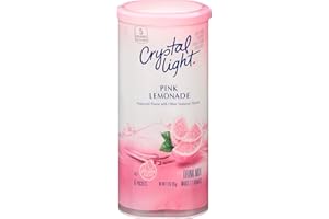 Crystal Light Natural Pink Lemonade Drink Mix 82g American import