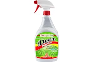 IMUSTGARDEN I Must Garden Deer Repellent: Mint Scent Deer Spray for Gardens & Plants – Natural Ingredients – 32oz Ready to Use
