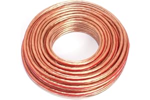 SEKI Kabel głośnikowy 2 x 2,50 mm2-10 m - przezroczysty - CCA - kabel audio - kabel do boksu