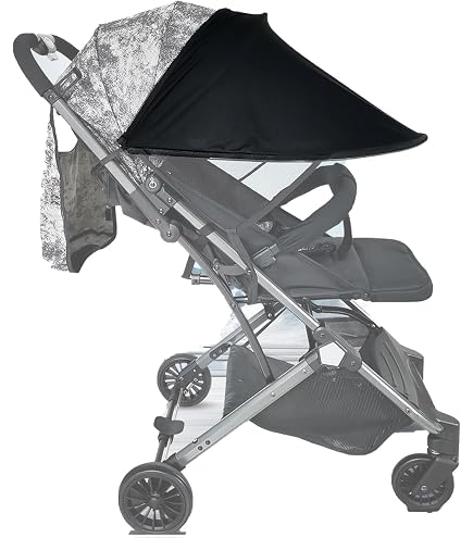 Stokke Xplory X Sun Shade, Light Grey - Protects Baby from Direct Sunlight - Lightweight, Easy to Attach to Stroller