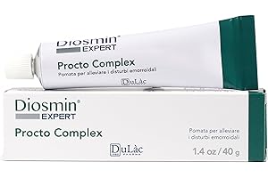 DULÀC FARMACEUTICI 1982 DuLàc, Diosmin Expert Omniven Procto, Krem Poprawiający Mikrokrążenie w Okolicy Splotu Hemoroidalnego, z Diosminą, Kasztanowcem, Wąkrotką Azjatycką i Masłem Shea, Wyprodukowany we Włoszech, 40 g