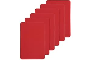 KINBOM 6szt Samoprzylepnych Ochraniaczy Podeszwy, 15x10cm Zapobieganie Poslizgowi Silikon Shoes Sole Protector, Shoes Grip Pads do Czólenek Christian Louboutin (Czerwony)