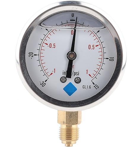 Jauge à Vide Vacuomètre DSZH 80 Mm 0-1000 Mbar - Attaque Raccord Rapide - Neuf