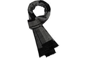 JUSTAY SOWARM Justay Męski szalik, ciepły i elegancki, męski, długi, zimowy, ciepły, pledowy, dla mężczyzn