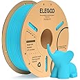 ELEGOO PLA+ Filament 1.75mm Sky Blue 1KG, PLA Plus Tougher and Stronger 3D Printer Filament, Dimensional Accuracy +/- 0.02mm, 1kg Cardboard Spool(2.2lbs) for Most FDM 3D Printers