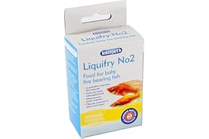 Interpet Liquifry No. 2 - Safe Nutrition for Baby Live Bearing Fish Fry, Food Particles Suspended in Liquid, White, 25 ml (Pack of 1)