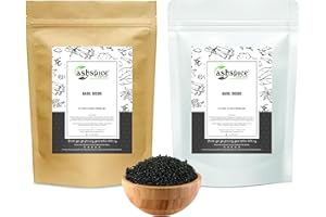 ASH SPICE COMPANY Basil Seeds (Tukmaria/Sabja) Premium Quality Free UK P&P 50g - 1kg (50g)