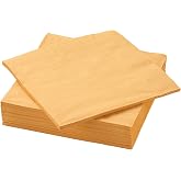 IKEA FANTASTISK paper napkin, 40x40 cm, yellow