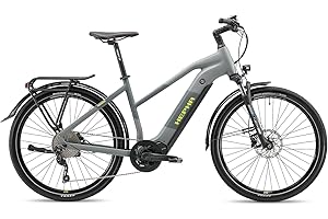 ‎HEPHA Hepha E-Bike Trekking 7 Ultra, 100Nm Mittelmotor Elektrofahrrad, 708Wh Akku (bis zu 200Km), Smart APP, 10-Gang, Federgabel 63mm, 27.5 Zoll