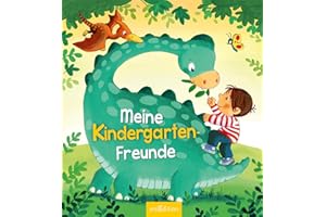 Meine Kindergarten-Freunde (Dinosaurier): Freundebuch ab 3 Jahren für Kindergarten und Kita, für Jungen und Mädchen