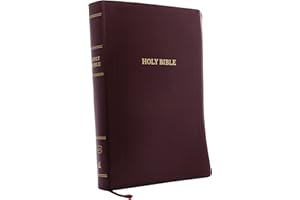 KJV Holy Bible: Super Giant Print with 43,000 Cross References, Burgundy Leather-look, Red Letter, Comfort Print: King James Version: Holy Bible, King James Version
