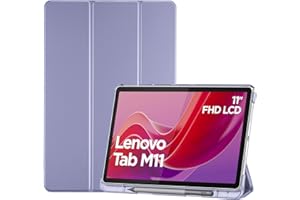 ProCase Cover per Lenovo Tab M11 2024 11 Pollici TB330FU, Custodia con Portapenna Lenovo Tab M11 Case Auto Sonno/Veglia -Viola chiaro