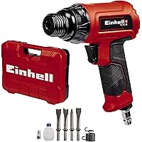 Einhell Druckluft-Meißelhammer TC-PC 45 (1.2 J Schlagstärke, max. 6.3 bar, inkl. 4-tlg. 120 mm Meißel-Set, Ölfläschchen…