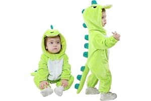 Doladola Bébé grenouillere À Capuchon,enfant Pyjama,Garçons Filles Barboteuse de style animal