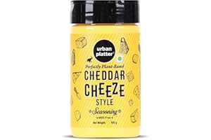 URBAN PLATTER Cheddar Cheese Powder, 100g (an All Purpose Seasoning, Perfect for Pop Corn, Pasta, Fries Seasoning | Dairy-Free)