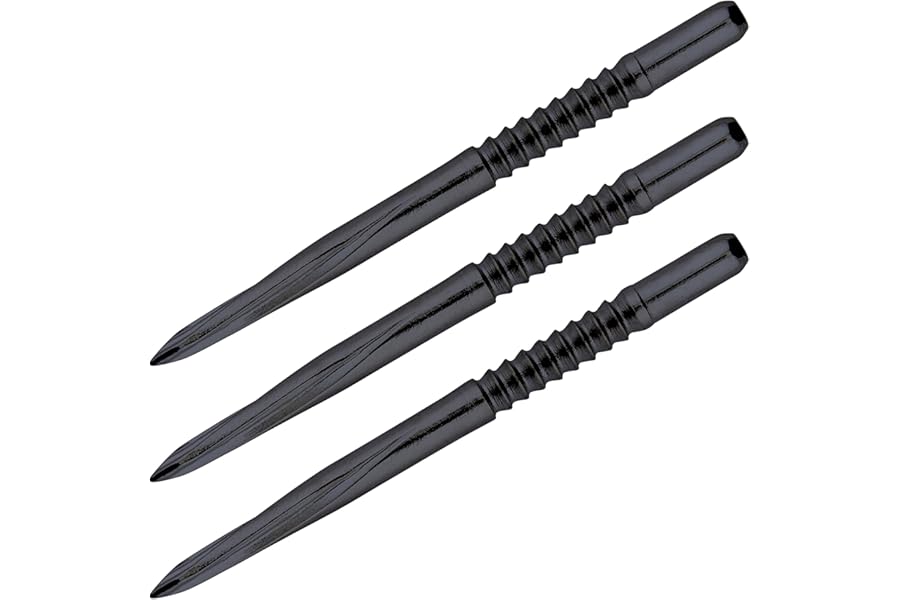 Unicorn Replacement Volute Steel Tip Dart Points | Available Lengths 36mm, 39mm or 42mm | Black, Nickel or Gold Finish | 3 Points