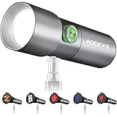 Adofys RGB Photography Flashlight,4 Colors/20 GOBO Filters/CRI95+/7500mAh,10W 6300K Portable LED Video Spotlight Patterned Am