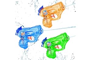 RXSPOYLY Wasserpistolen für Kinder, 3pcs Wasserpistole, Spritzpistole, Watergun, Spritzpistole Kinder, Spielzeug für Kinderpool-Strandpartys