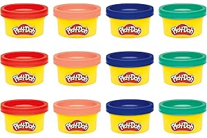 Play-Doh Treats Party Favours, Non-Toxic Modelling Compound Mini Cans for Party Bags & Classroom Rewards, Arts & Crafts Fun for Kids 3+, Mix, Mould & Create with Bright Colours