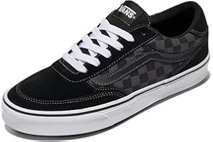 Vans Uomo Scarpe da Ginnastica in Tela Brooklyn, Black/Gum