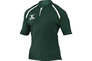 ONLY SPORTS GEAR Gilbert Rugby Sports Team Training Wear Short Sleeve Xact II Monochrome Shirt