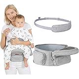 Ainomi Porte Bebe 4 A 36 Mois Ceinture Ventral Leger Avec Rembourrage De Siege Confortable Respirant Multi Positions Avec Poches Amovibles Pour Cles Telephone Voyage Maison Cadeau Naissance Bleu Amazon Fr Bebe Et