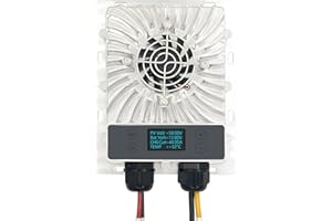 GOYERRNES MPPT regolatore solare tensione di carica fotovoltaica,Regolatore di carica solare MPPT Regolatore intelligente per pannelli solari 12V/24V