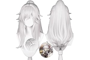 UTIEHD Peruka cosplayowa postaci Honkai Star Rail na eventy cosplayowe, wystawy anime, imprezy i Halloween (Jing Yuan)