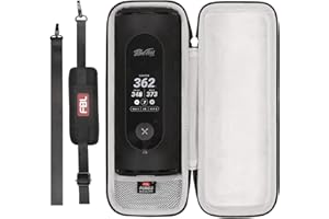 FBLFOBELI Hard Travel Case Compatible with Blue Tees Golf Player+ GPS Speaker, Hard Carrying Protective Golf GPS Speaker Case with Shoulder Strap