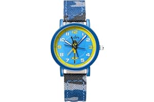 KDM Orologio Ragazzo Analogico Quarzo Impermeabile Bambina Orologio da Polso Sportivo Tempo Luminoso