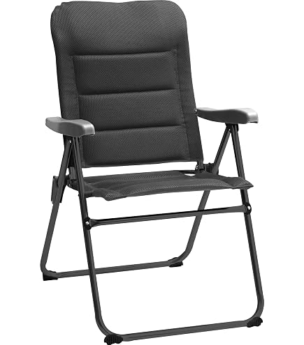your GEAR Carini Folding Chair Padded 3D Mesh Max 180kg Fishing Chair Fits VW T5 T6 T6.1 Hatchback Sports & Outdoors
