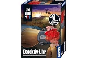 Die drei ??? Detektiv-Uhr von KOSMOS 632298, Detektivspielzeug, Detektiv Ausrüstung, Detektiv Set, Mitbringsel Kindergeburtstag, Geschenk für Kinder ab 8-12 Jahre