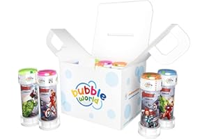 Dulcop Bubble World - 103.846500 - Avengers Bubble Party Pack Pack de 12 Flacons de Savon - Graffiti Assortis