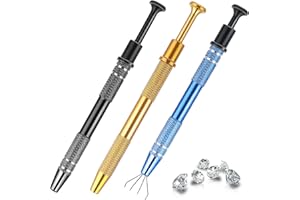 Mabor wielofunkcyjne narzędzie do przekłuwania piłek do małych części, narzędzie do chwytania pereł ze stali nierdzewnej, narzędzie do chwytania pereł, do układów scalonych, 3 szt., 3 szt