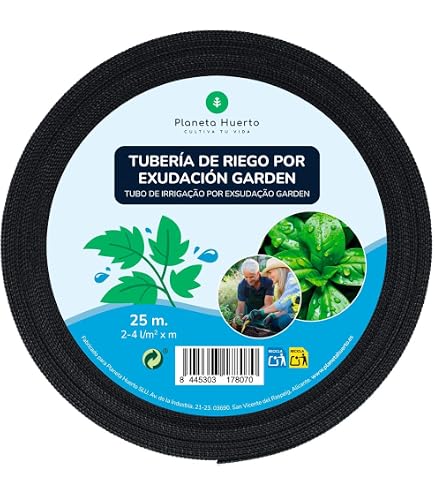 RIEGOPRO Abrazadera De Seguridad Para Tubería De 16 Mm, Set De 25 Unidades En Negro, Sujeción Para Riego Por Goteo Y Jardinería