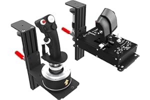 Hikig Confezione da 2 Supporti da Scrivania Per il Joystick Flight Sim, Throttle & Hotas Compatibile Con Thrustmaster Hotas Warthog e Thrustmaster MFD