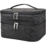 MKPCW beauty case donna da viaggio trousse trucchi donna Borsa per trucco Borsa per cosmetici pochette donna trucchi borsa po