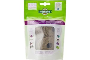 PetSafe Busy Buddy – Anillos de Golosina para Perros, 16 Anillos de Repuesto para Juguetes para Perros, Sabor a Cuero Crudo - Tamaño B