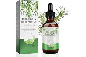DENDAWEN Rosmarinöl Haare, Rosemary Oil for Hair Growth, Naturreines Rosmarin Öl Reduzieren Sie Haarausfall, Rosmarin-Pflegeöl für Stimuliert das Haarwachstum, Ätherisches Rosmarinöl die Pflege der Haare