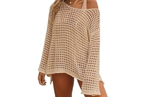 Bsubseach Damen Casual Bademode Strandkleid Short Beach Dress