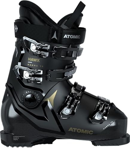 ATOMIC HAWX Magna 80 Ski Boots in Black/Anthracite - Size 42/43