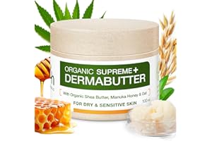 ‎HEMP HELP HEMP COSMETIC Bio-Manuka-Hafer Reparaturbutter – Intensiv Pflegebalsam mit Propolis, Calendula & Hanföl – Für Trockene, Sensible Haut – 100ml