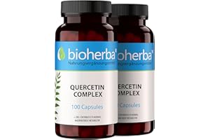 Quercétine – 200 Gélules | Avec bromélaïne et bioflavonoïdes d’agrumes – par BIOHERBA