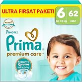 Prima Diaper Premium Care Number 6 62 Ultra Opportunity Pack