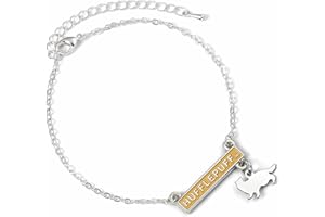 THE CARAT SHOP Harry Potter Oficjalna bransoletka barowa Hufflepuff, Medium, Cynk, Bez kamieni szlachetnych