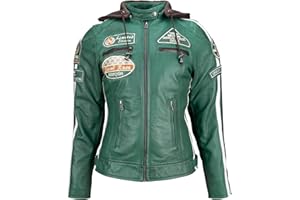 URBAN 5884 Urban Leather 58 LADIES | Giacca Moto Donna in Pelle con Protezioni Per Schiena