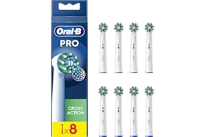 ‎ORAL-B Oral-B CrossAction Końcówki Do Szczoteczek, 8 Sztuk