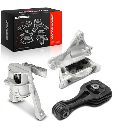 3-Piece Engine & Trans Mount Set – For Honda Civic L4 2.0L 2016-2020 – Direct Fit, Replaces A45004 & More – Rubber/Steel